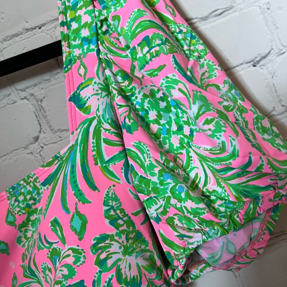 Lilly Pulitzer Puff Sleeve / high waist  Bikini 2 pc Set - Picture 7 of 12